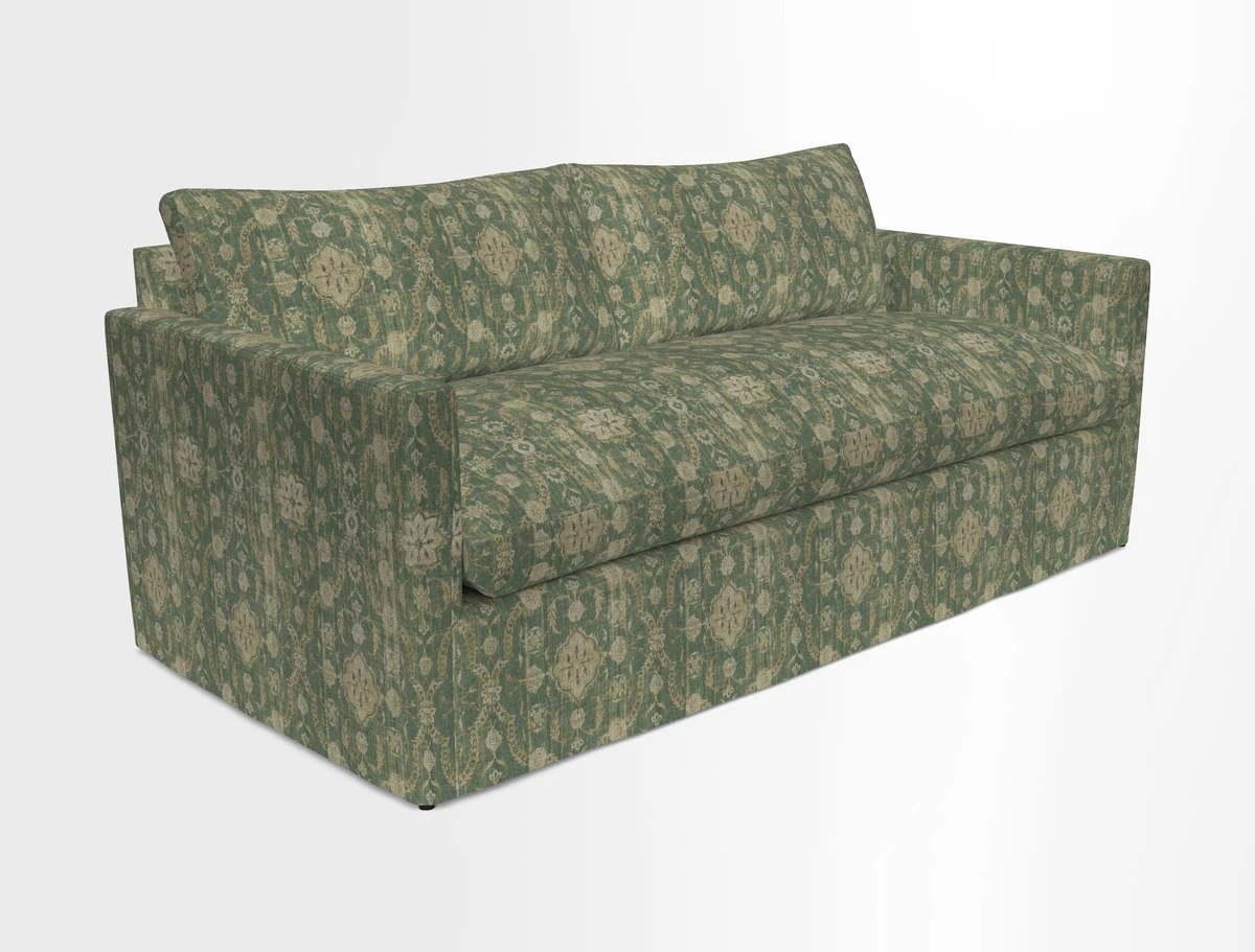 Heyshott 3 Seater Sofa in Two Tone Plain Biscuit. Loose cover option available