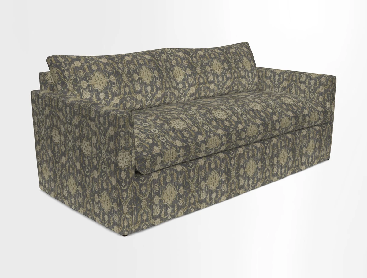 Heyshott 3 Seater Sofa in Two Tone Plain Biscuit. Loose cover option available