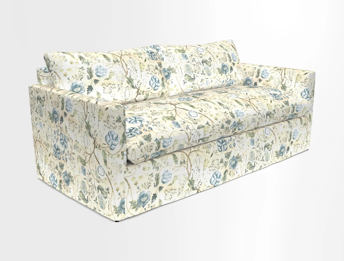 Heyshott 3 Seater Sofa in Two Tone Plain Biscuit. Loose cover option available