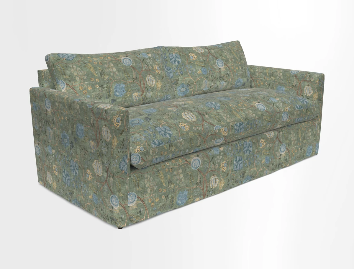 Heyshott 3 Seater Sofa in Two Tone Plain Biscuit. Loose cover option available