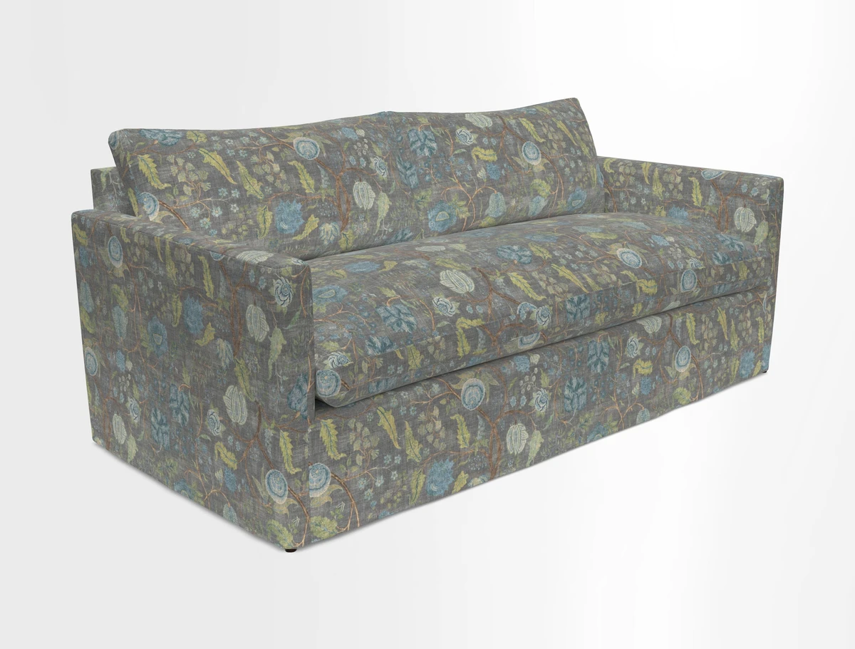 Heyshott 3 Seater Sofa in Two Tone Plain Biscuit. Loose cover option available