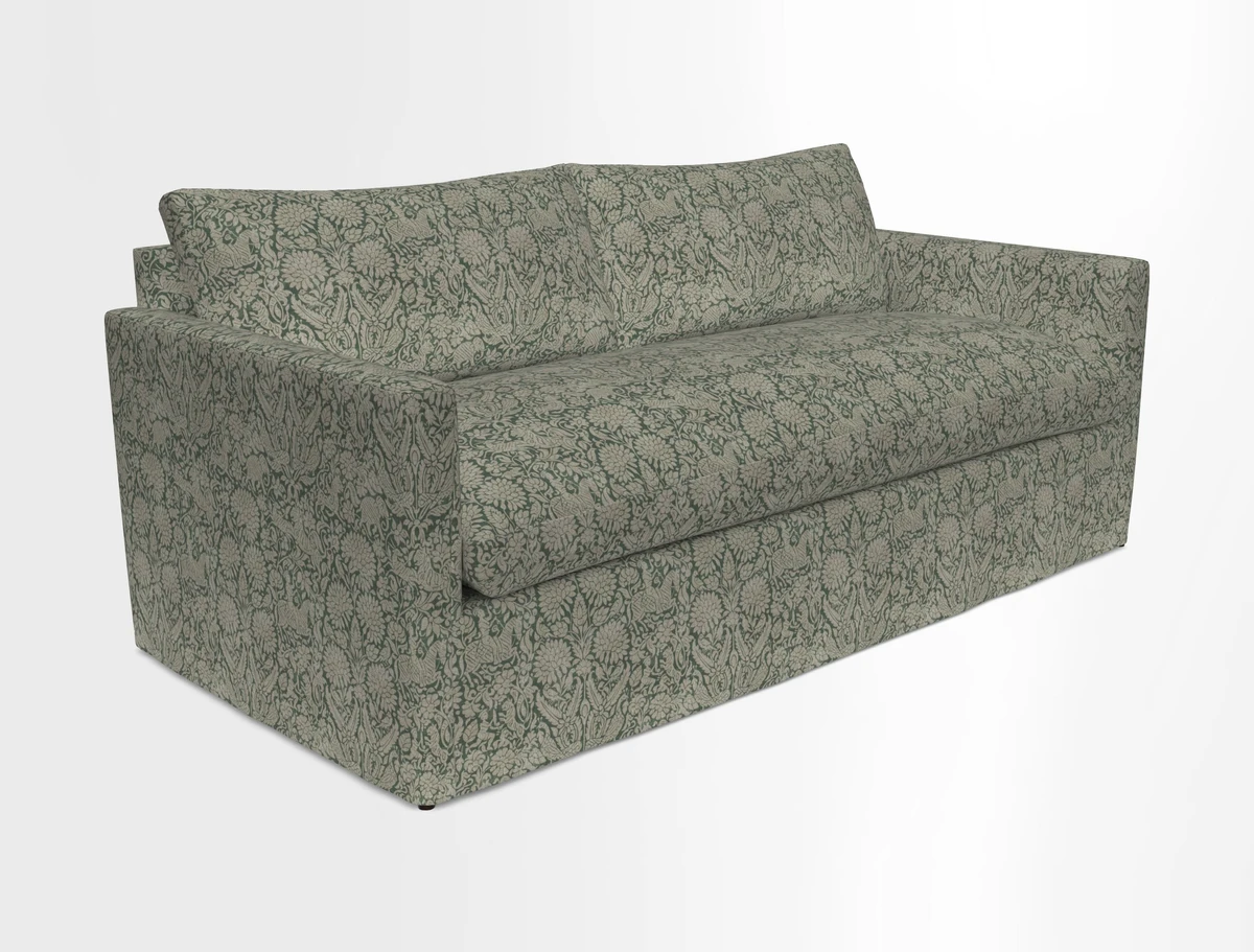 Heyshott 3 Seater Sofa in Two Tone Plain Biscuit. Loose cover option available