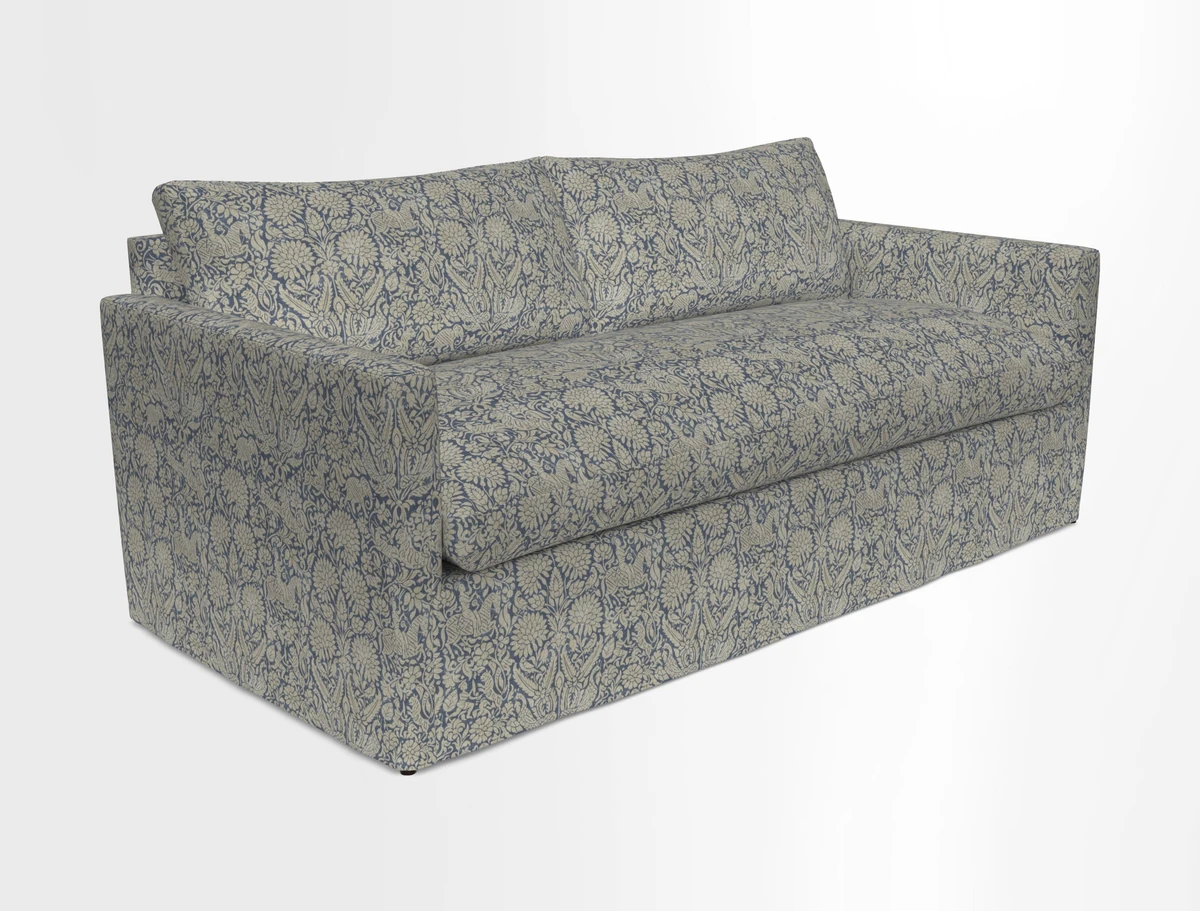 Heyshott 3 Seater Sofa in Two Tone Plain Biscuit. Loose cover option available