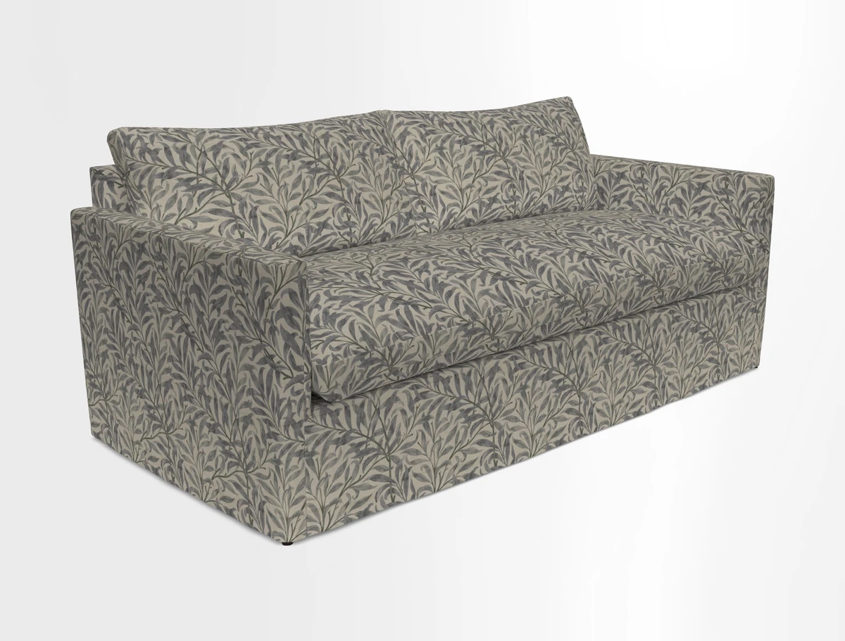 Heyshott 3 Seater Sofa in Two Tone Plain Biscuit. Loose cover option available