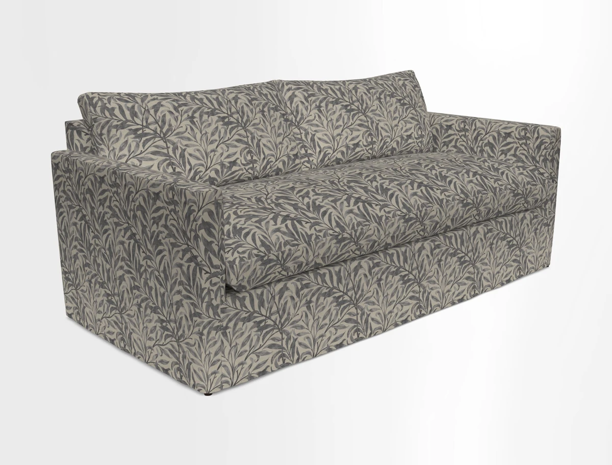 Heyshott 3 Seater Sofa in Two Tone Plain Biscuit. Loose cover option available