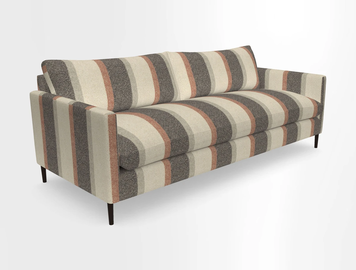 Heyshott 4 Seater Sofa in Two Tone Plain Biscuit. Loose cover option available