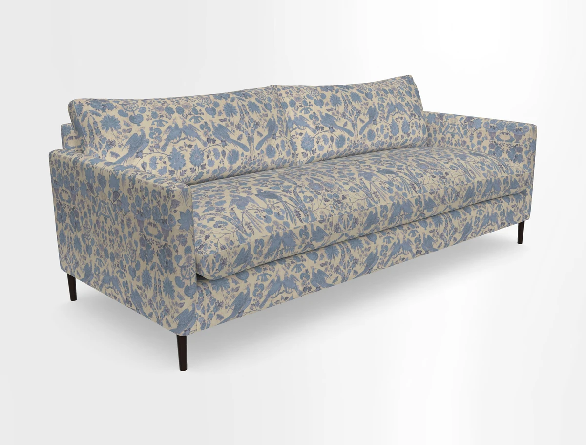 Heyshott 4 Seater Sofa in Two Tone Plain Biscuit. Loose cover option available