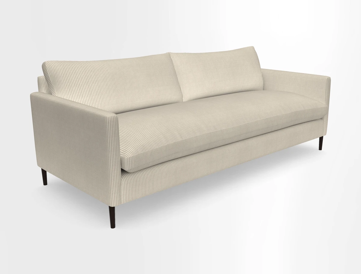 Heyshott 4 Seater Sofa in Two Tone Plain Biscuit. Loose cover option available