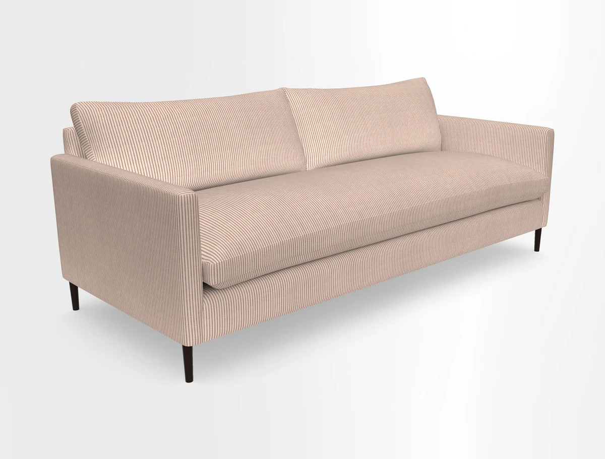 Heyshott 4 Seater Sofa in Two Tone Plain Biscuit. Loose cover option available