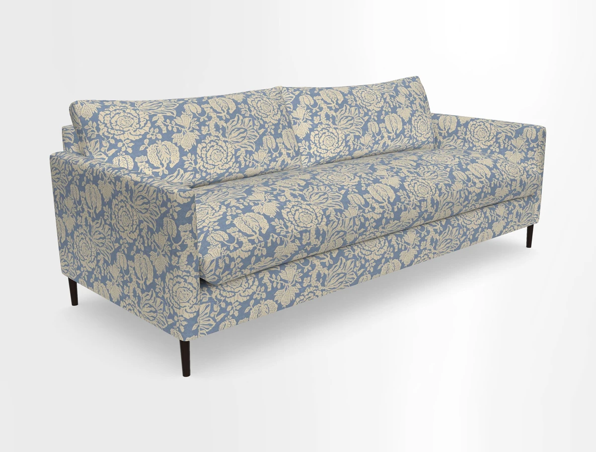 Heyshott 4 Seater Sofa in Two Tone Plain Biscuit. Loose cover option available