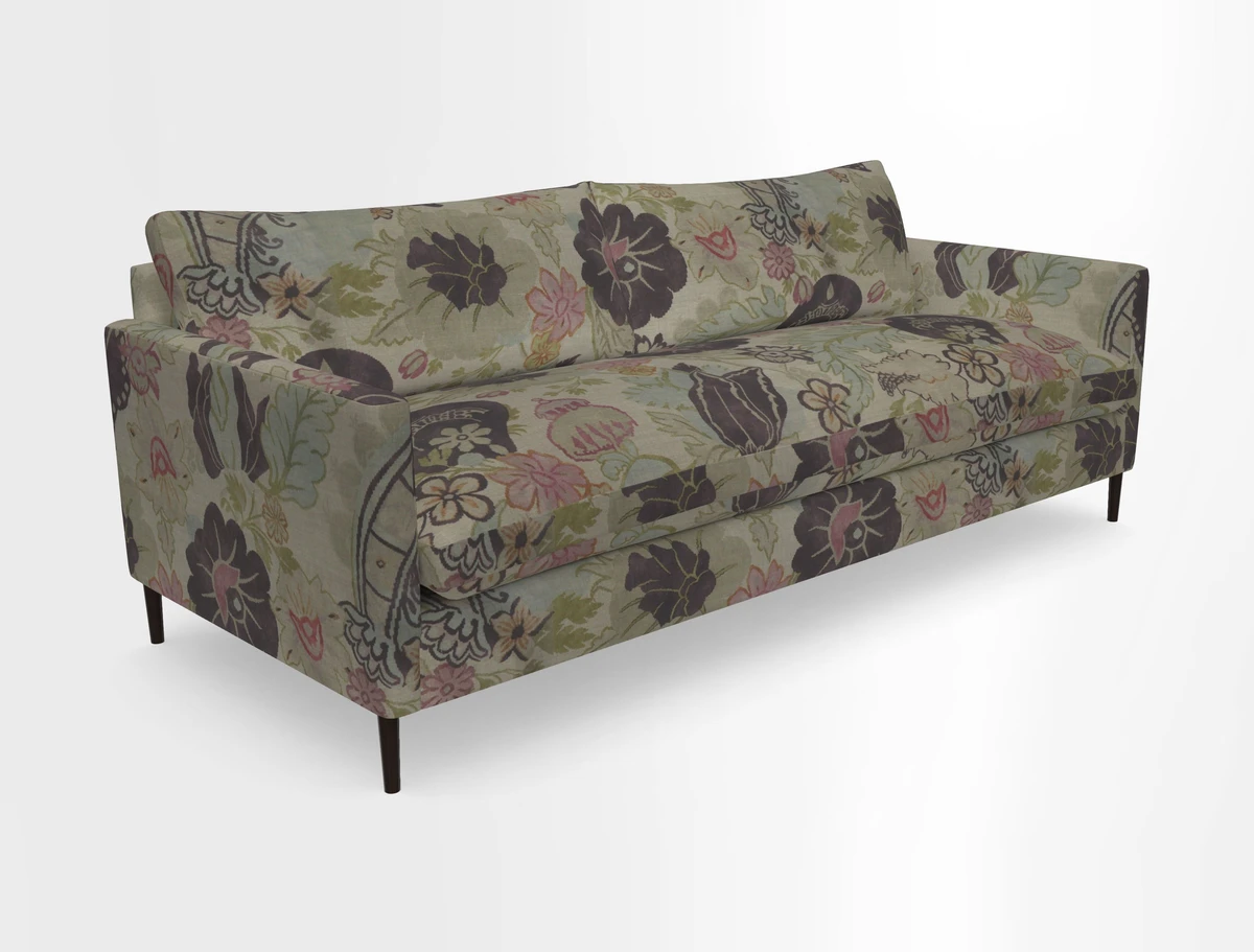 Heyshott 4 Seater Sofa in Two Tone Plain Biscuit. Loose cover option available