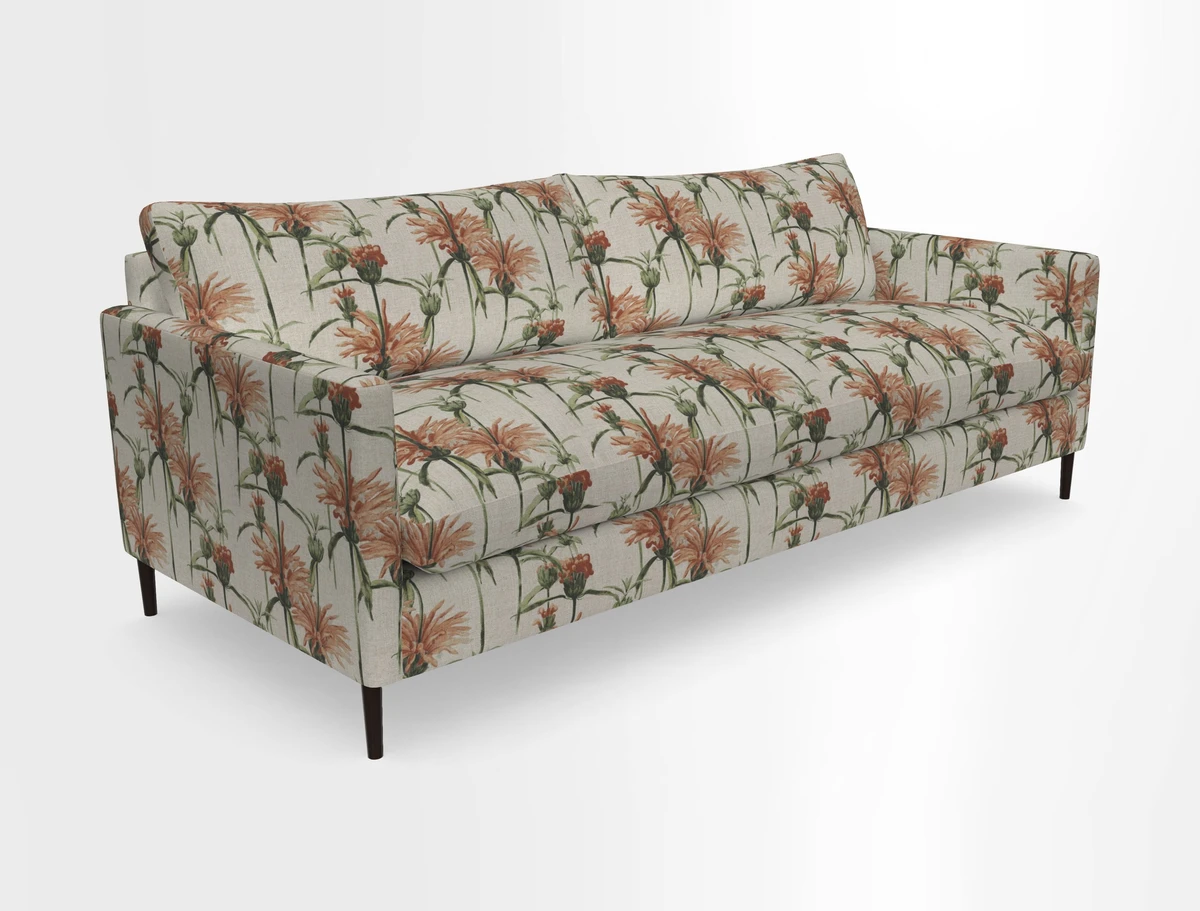 Heyshott 4 Seater Sofa in Two Tone Plain Biscuit. Loose cover option available