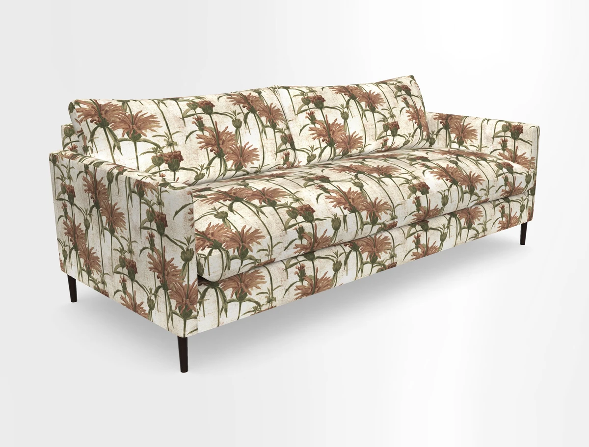 Heyshott 4 Seater Sofa in Two Tone Plain Biscuit. Loose cover option available