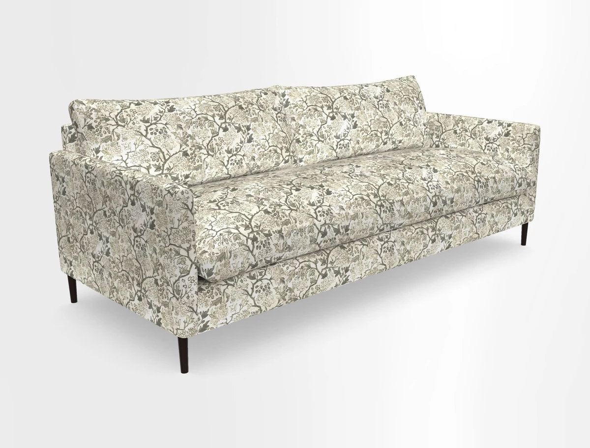 Heyshott 4 Seater Sofa in Two Tone Plain Biscuit. Loose cover option available
