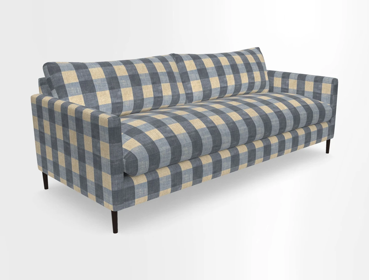 Heyshott 4 Seater Sofa in Two Tone Plain Biscuit. Loose cover option available