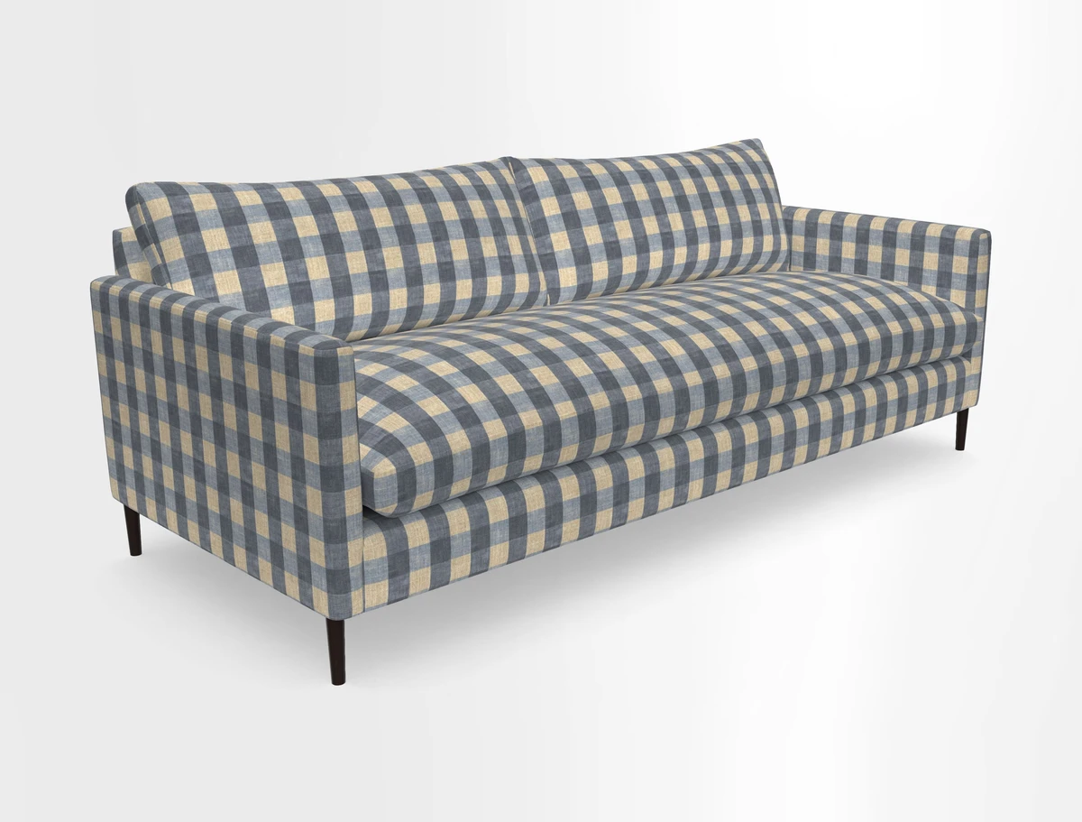 Heyshott 4 Seater Sofa in Two Tone Plain Biscuit. Loose cover option available