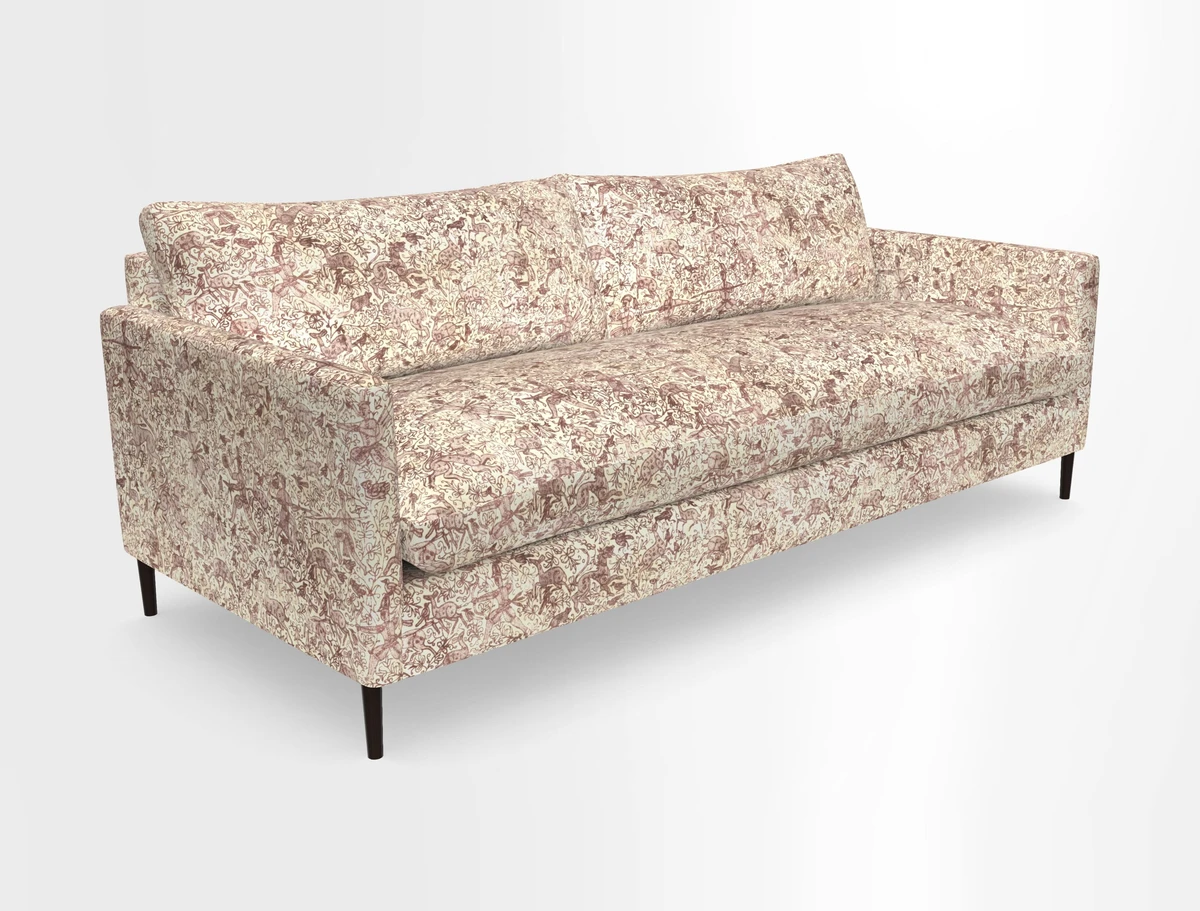 Heyshott 4 Seater Sofa in Two Tone Plain Biscuit. Loose cover option available