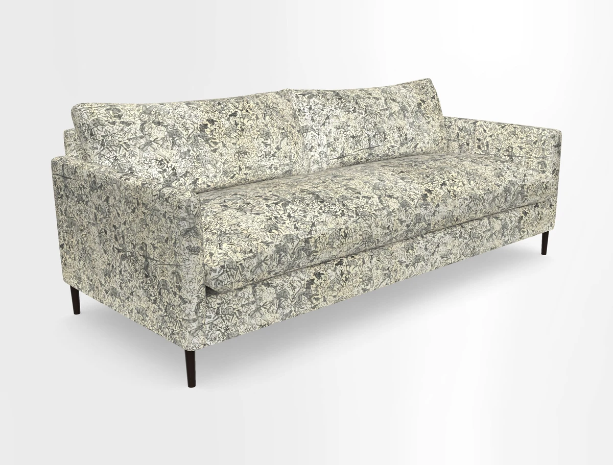 Heyshott 4 Seater Sofa in Two Tone Plain Biscuit. Loose cover option available