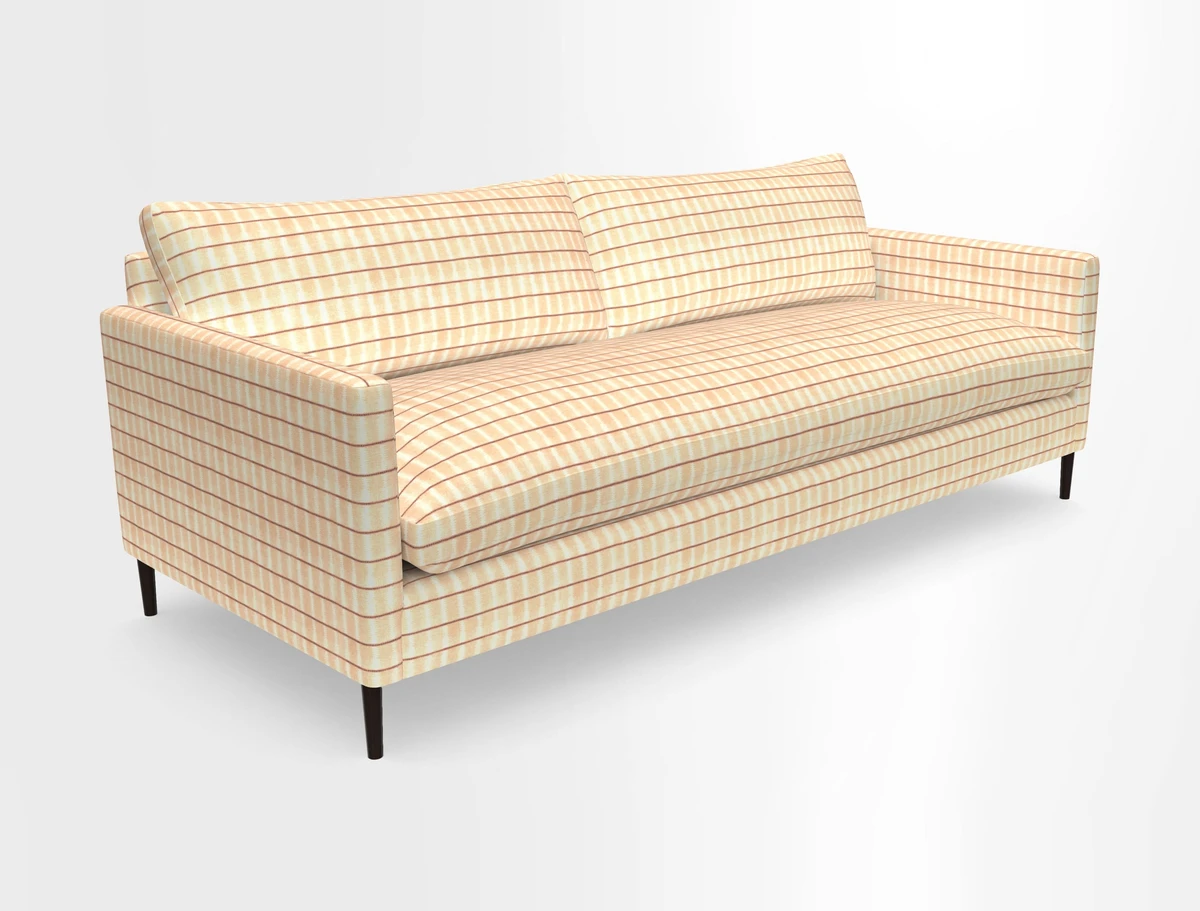 Heyshott 4 Seater Sofa in Two Tone Plain Biscuit. Loose cover option available