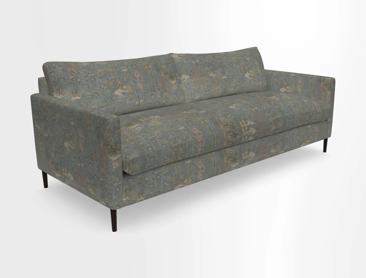 Heyshott 4 Seater Sofa in Two Tone Plain Biscuit. Loose cover option available