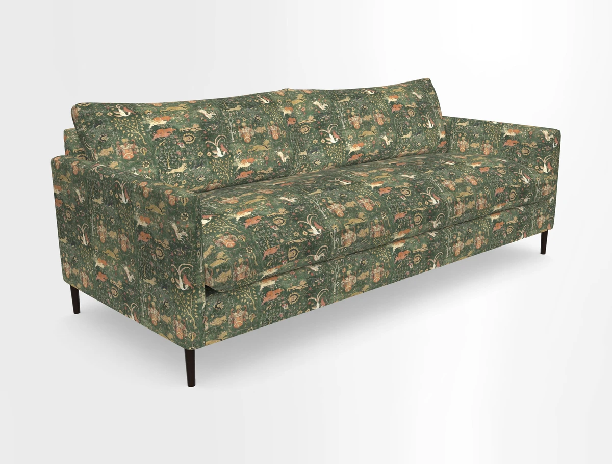 Heyshott 4 Seater Sofa in Two Tone Plain Biscuit. Loose cover option available