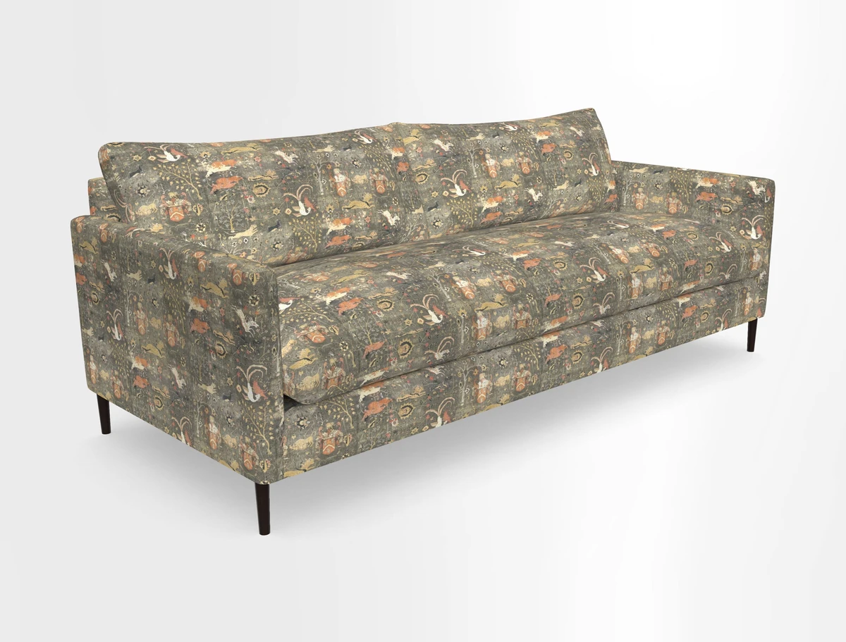 Heyshott 4 Seater Sofa in Two Tone Plain Biscuit. Loose cover option available