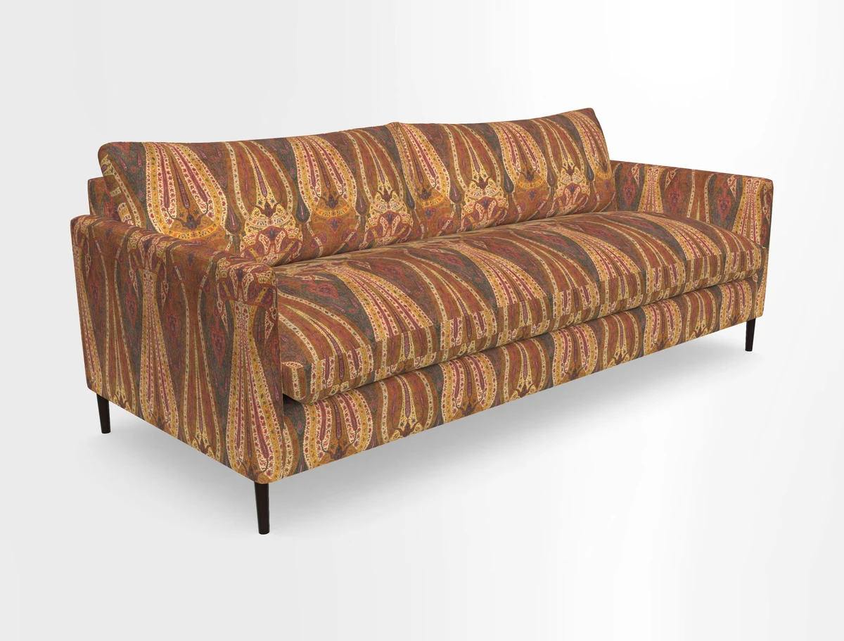 Heyshott 4 Seater Sofa in Two Tone Plain Biscuit. Loose cover option available