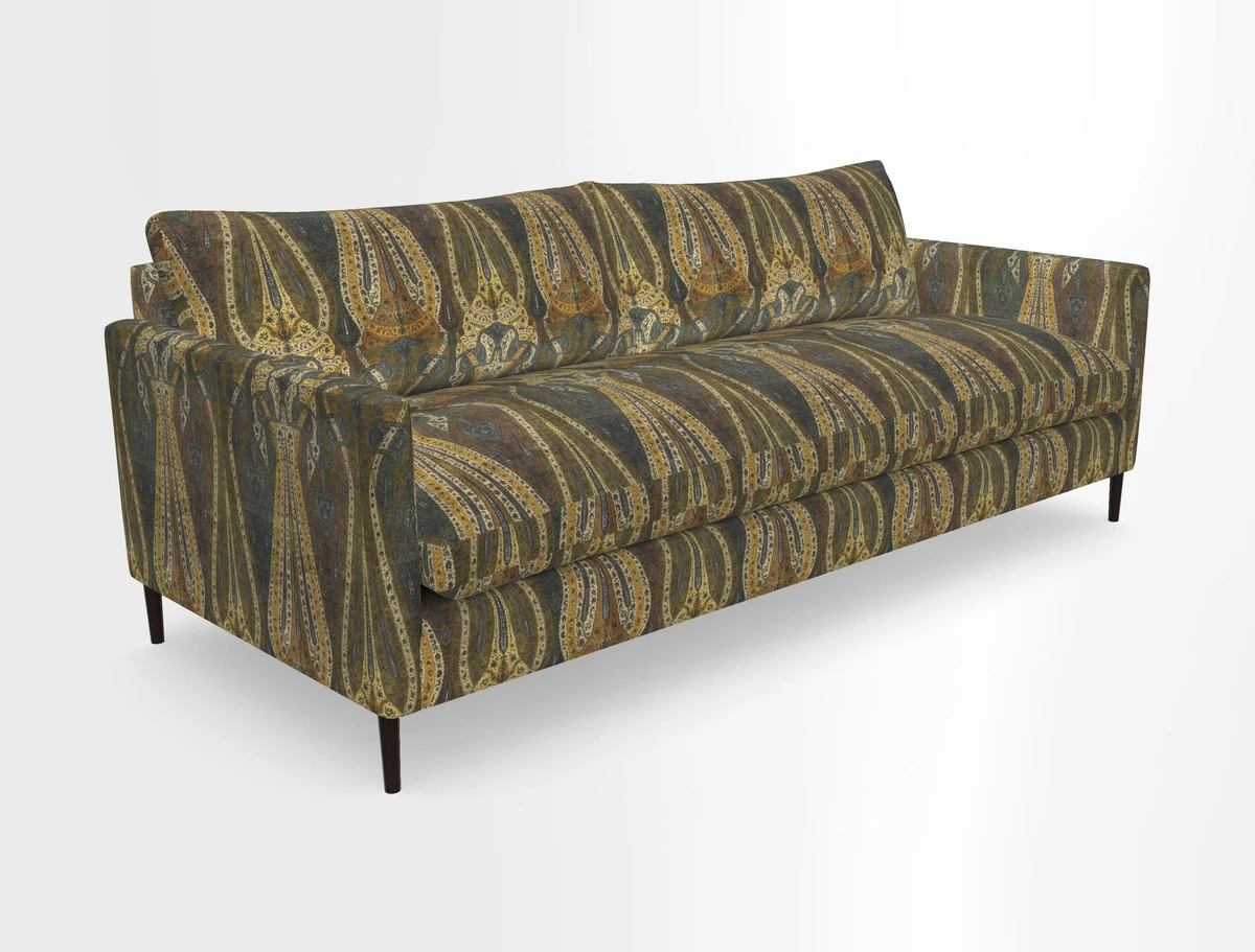 Heyshott 4 Seater Sofa in Two Tone Plain Biscuit. Loose cover option available