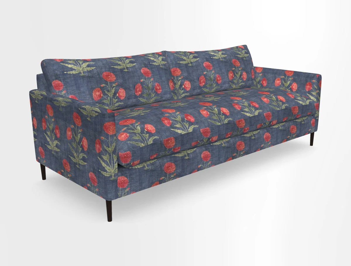 Heyshott 4 Seater Sofa in Two Tone Plain Biscuit. Loose cover option available