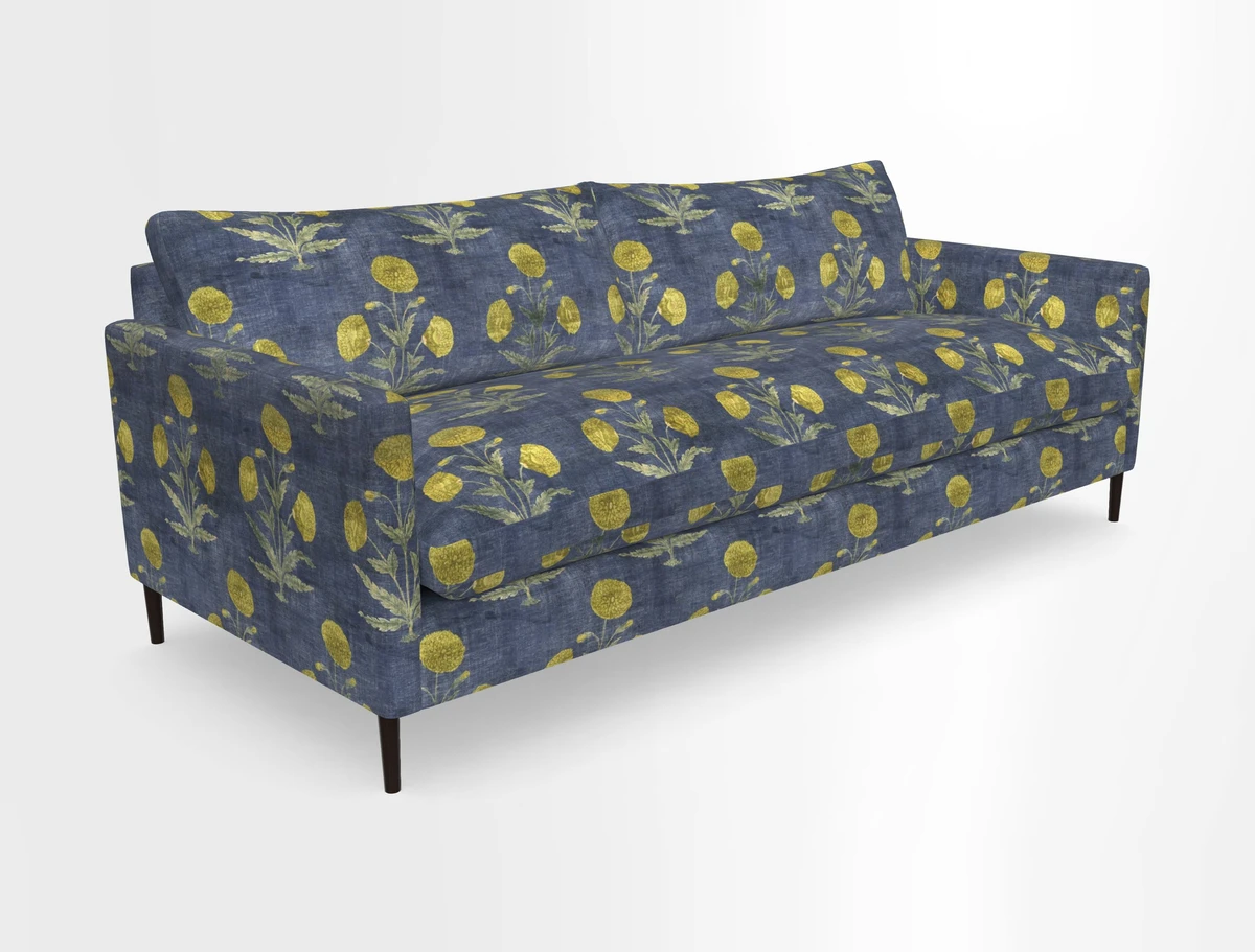 Heyshott 4 Seater Sofa in Two Tone Plain Biscuit. Loose cover option available