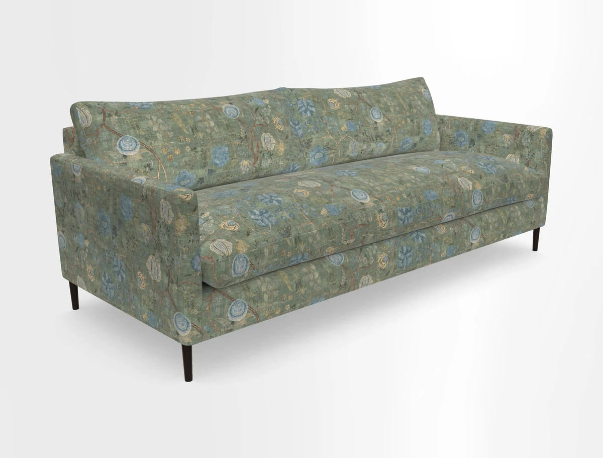 Heyshott 4 Seater Sofa in Two Tone Plain Biscuit. Loose cover option available