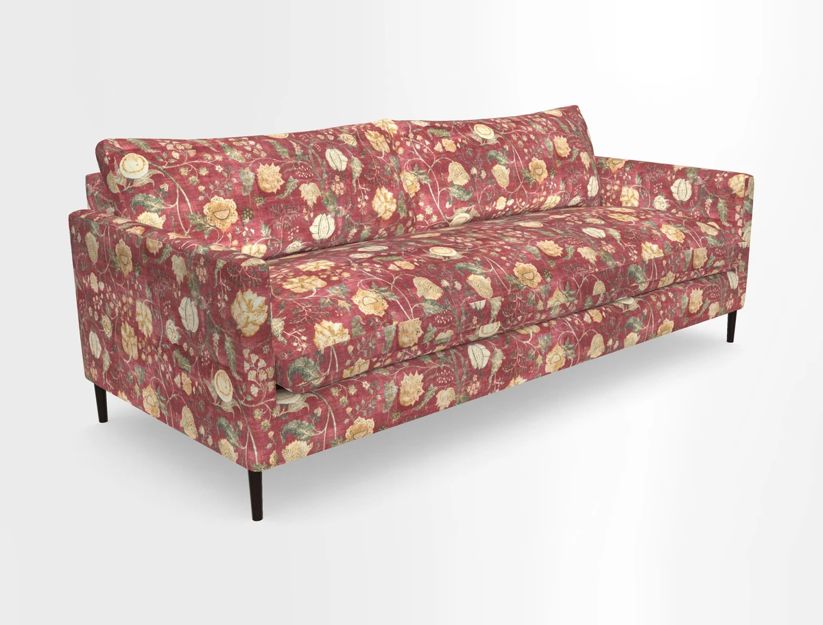Heyshott 4 Seater Sofa in Two Tone Plain Biscuit. Loose cover option available