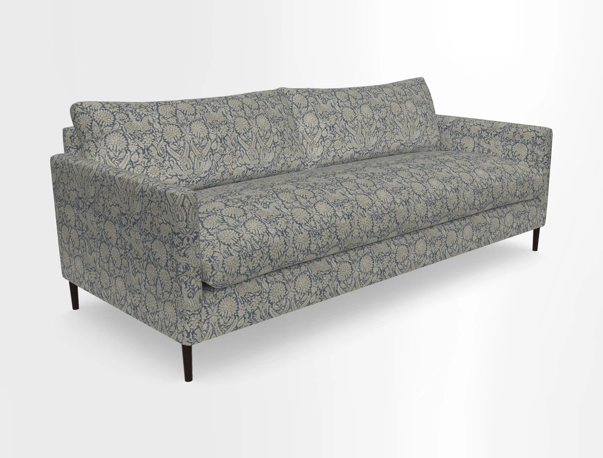 Heyshott 4 Seater Sofa in Two Tone Plain Biscuit. Loose cover option available
