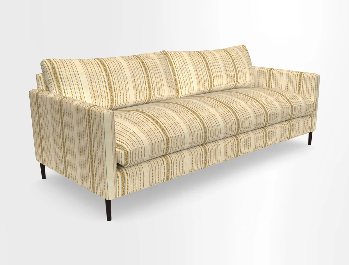 Heyshott 4 Seater Sofa in Two Tone Plain Biscuit. Loose cover option available