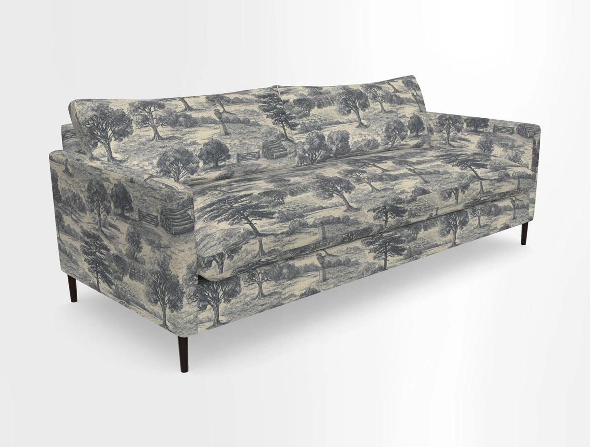 Heyshott 4 Seater Sofa in Two Tone Plain Biscuit. Loose cover option available