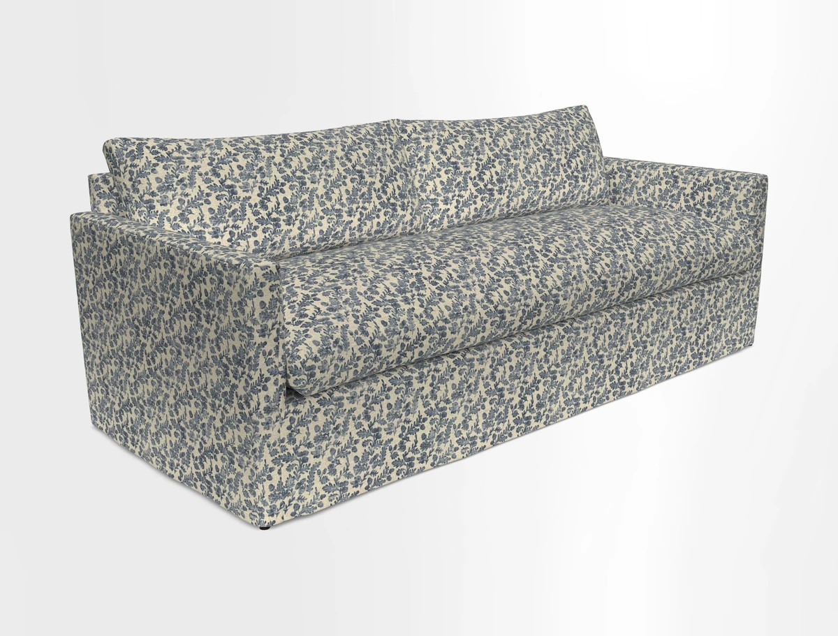 Heyshott 4 Seater Sofa in Two Tone Plain Biscuit. Loose cover option available