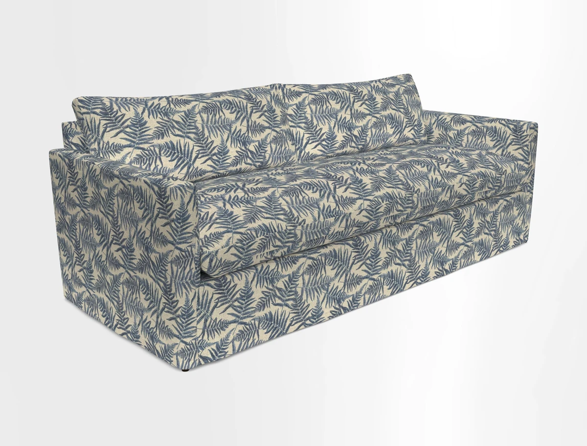 Heyshott 4 Seater Sofa in Two Tone Plain Biscuit. Loose cover option available