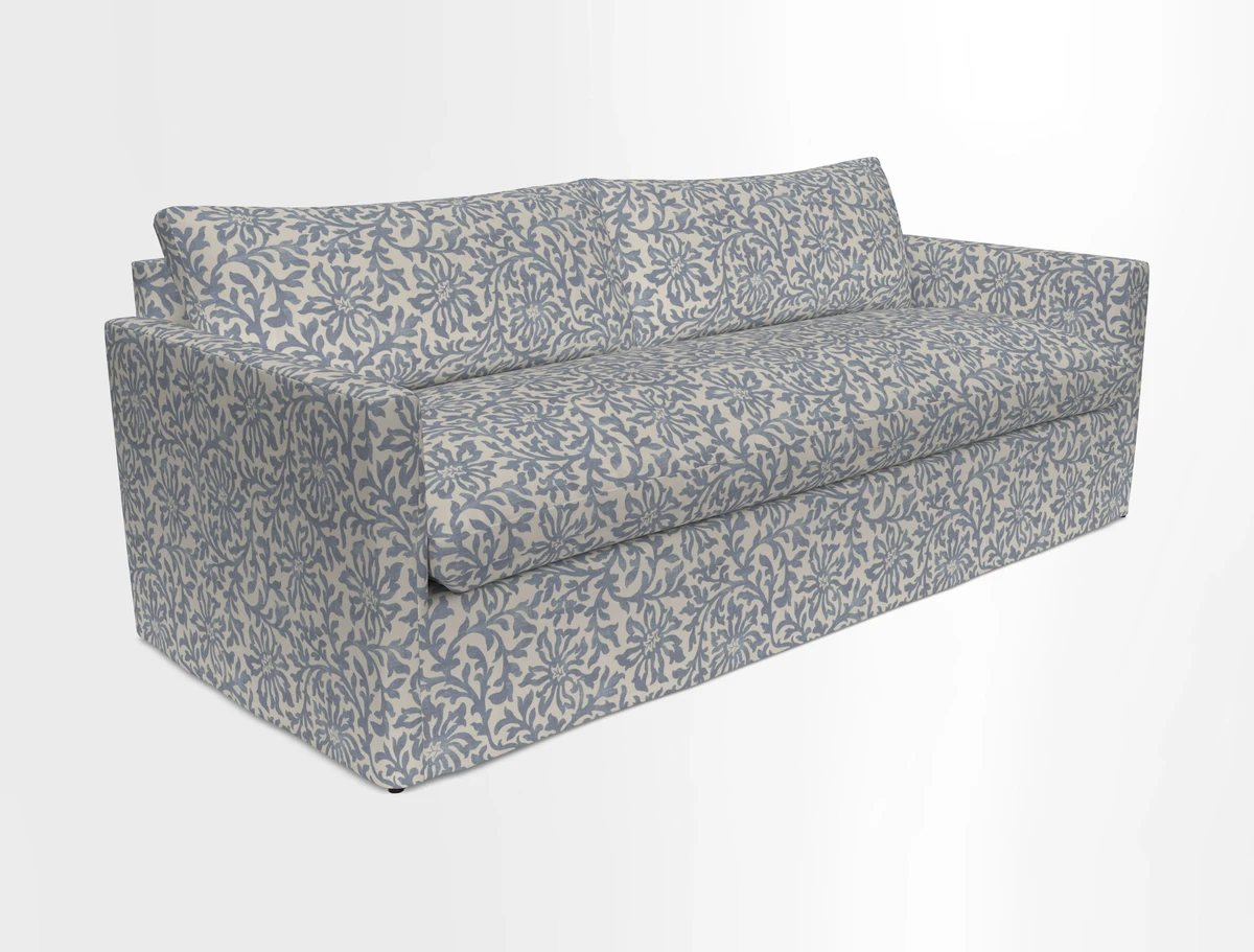Heyshott 4 Seater Sofa in Two Tone Plain Biscuit. Loose cover option available