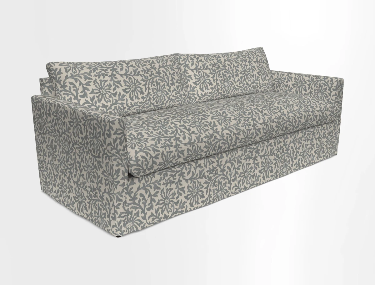 Heyshott 4 Seater Sofa in Two Tone Plain Biscuit. Loose cover option available