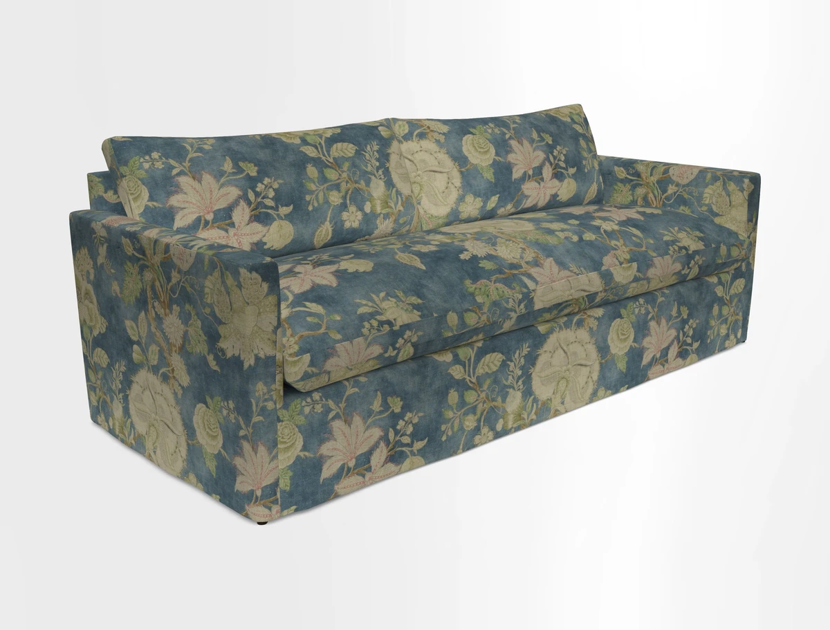 Heyshott 4 Seater Sofa in Two Tone Plain Biscuit. Loose cover option available