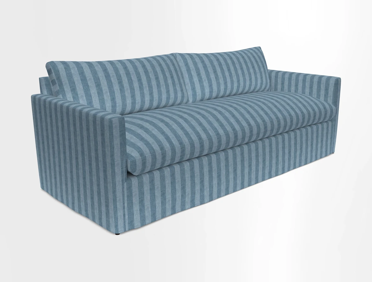 Heyshott 4 Seater Sofa in Two Tone Plain Biscuit. Loose cover option available