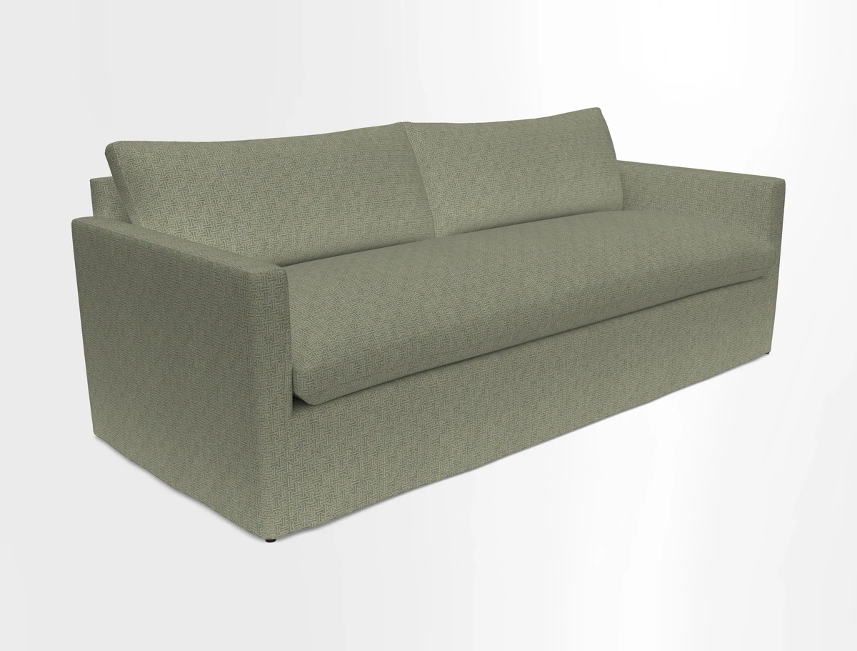 Heyshott 4 Seater Sofa in Two Tone Plain Biscuit. Loose cover option available