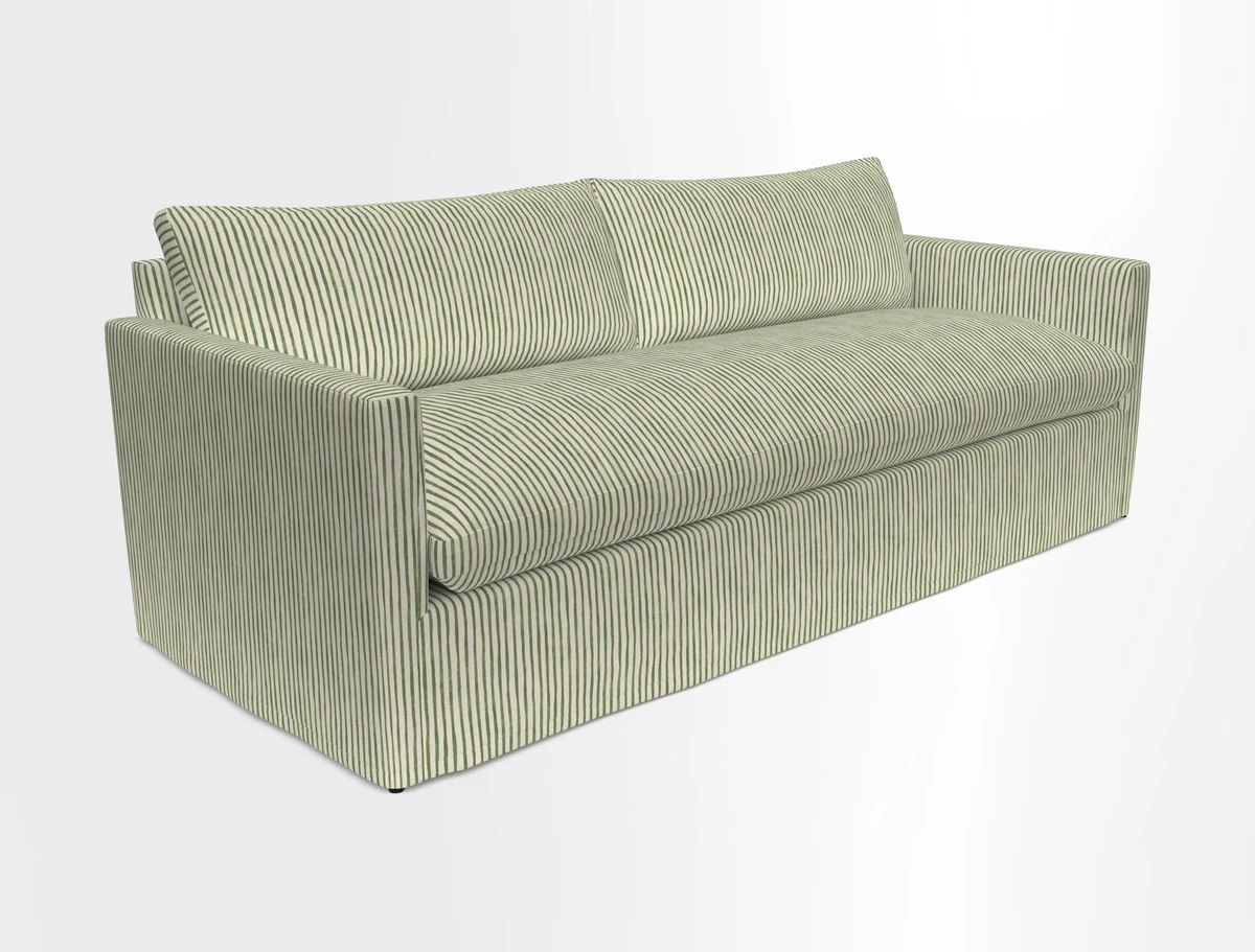 Heyshott 4 Seater Sofa in Two Tone Plain Biscuit. Loose cover option available