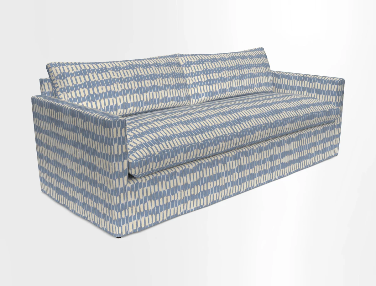 Heyshott 4 Seater Sofa in Two Tone Plain Biscuit. Loose cover option available