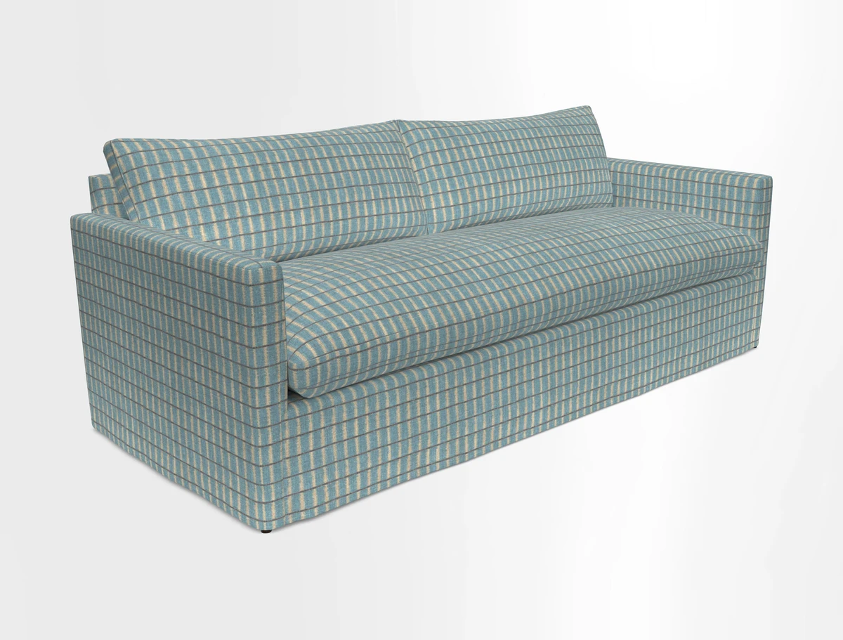 Heyshott 4 Seater Sofa in Two Tone Plain Biscuit. Loose cover option available