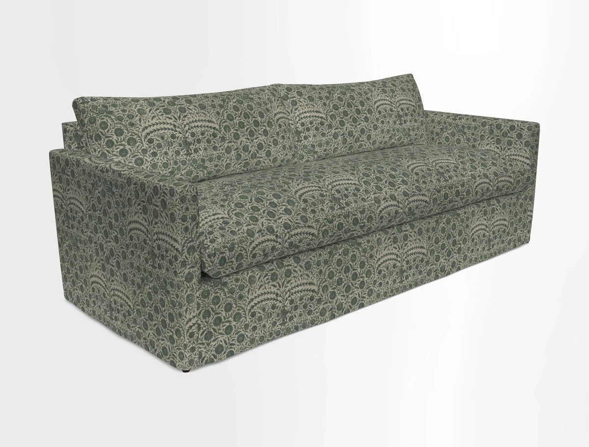 Heyshott 4 Seater Sofa in Two Tone Plain Biscuit. Loose cover option available