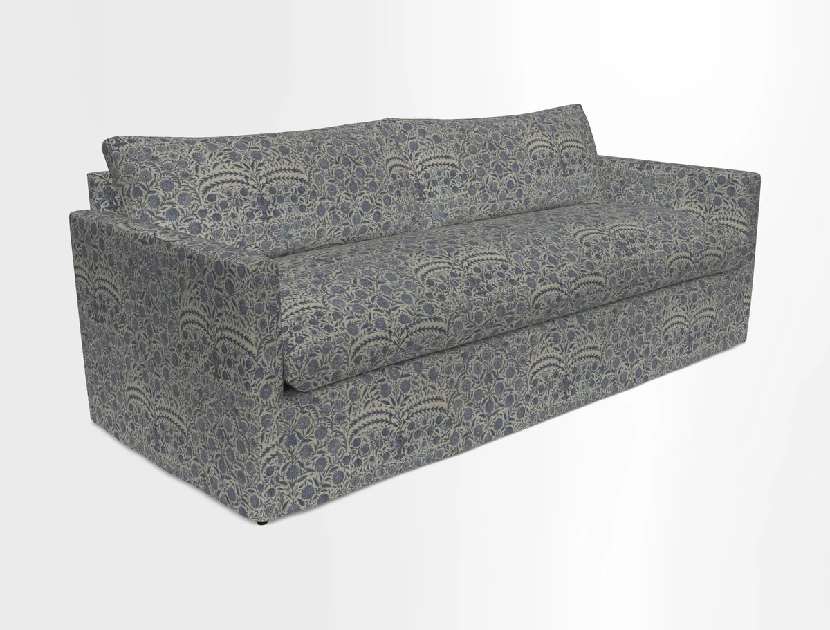 Heyshott 4 Seater Sofa in Two Tone Plain Biscuit. Loose cover option available
