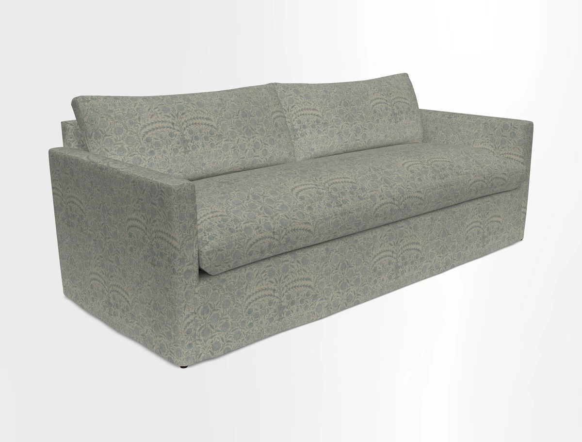 Heyshott 4 Seater Sofa in Two Tone Plain Biscuit. Loose cover option available