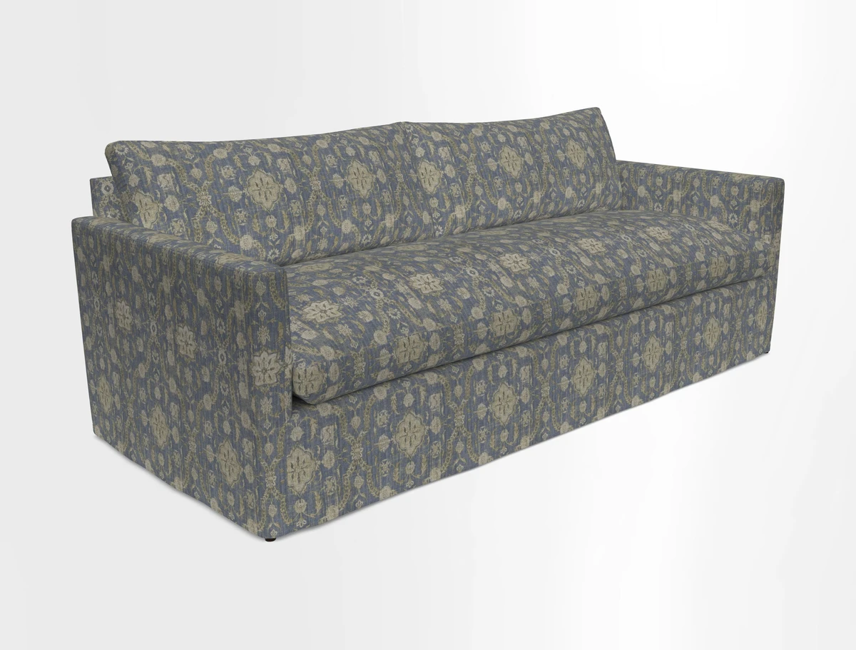 Heyshott 4 Seater Sofa in Two Tone Plain Biscuit. Loose cover option available