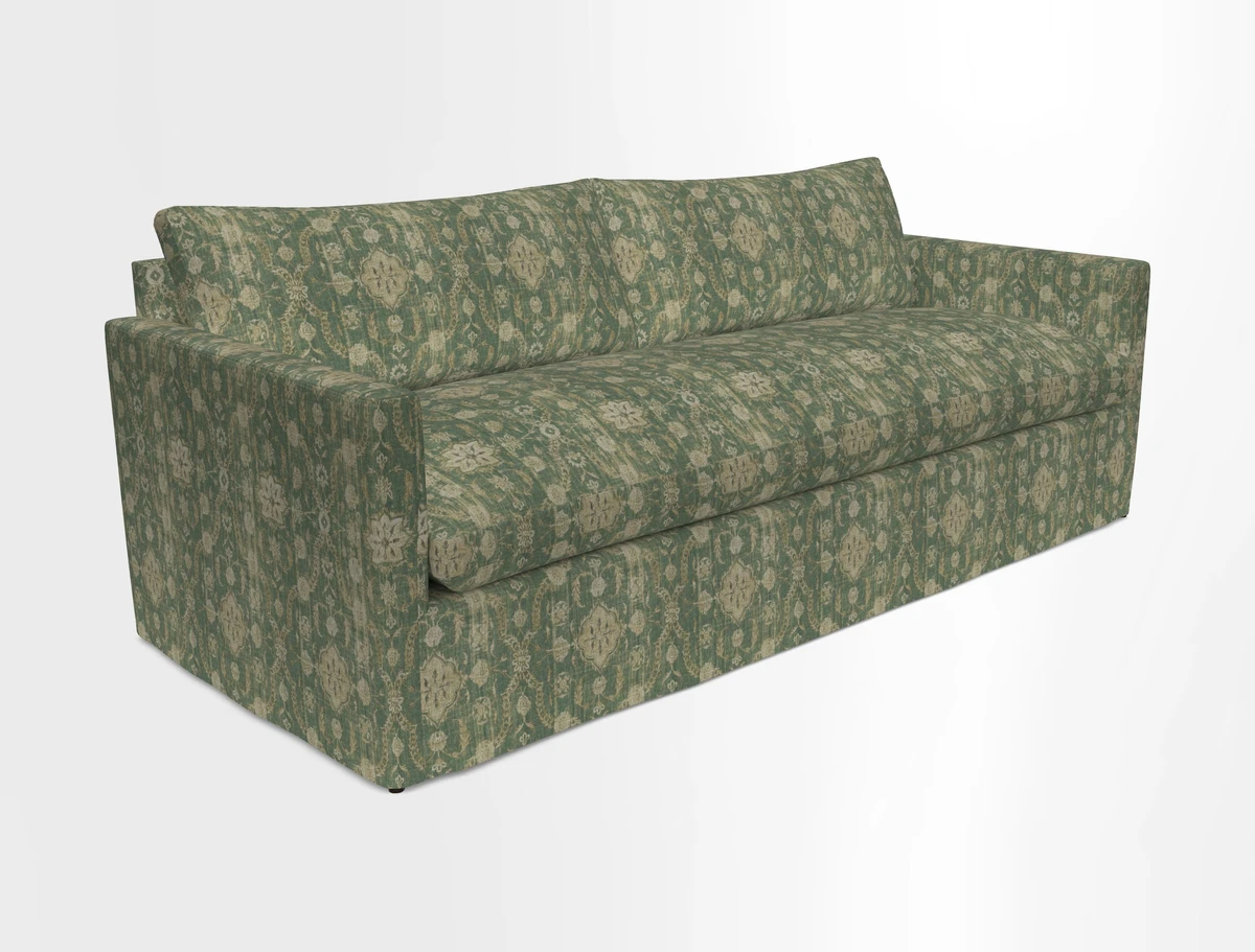Heyshott 4 Seater Sofa in Two Tone Plain Biscuit. Loose cover option available